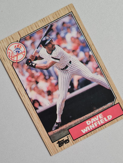 Dave Winfield - 1987 Topps "Chewing Gum" Card Baseball New York Yankees #770