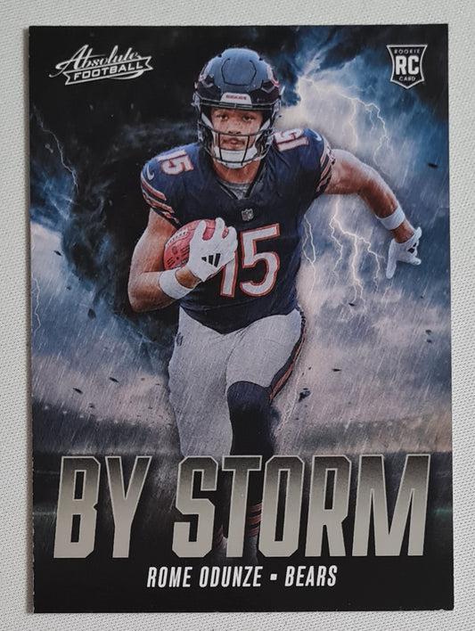 Rome Odunze - 2024 Panini Absolute Football NFL Chicago Bears By STORM (RC) #BS-ROE