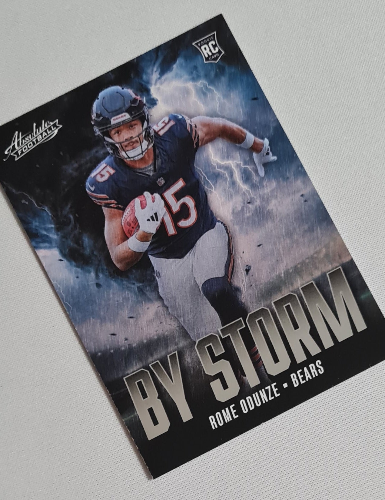Rome Odunze - 2024 Panini Absolute Football NFL Chicago Bears By STORM (RC) #BS-ROE