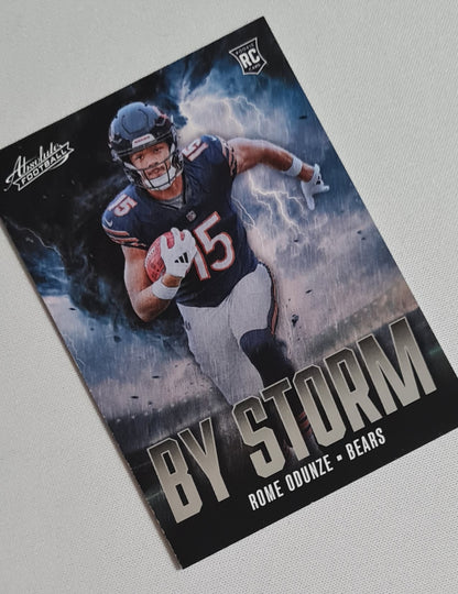 Rome Odunze - 2024 Panini Absolute Football NFL Chicago Bears By STORM (RC) #BS-ROE
