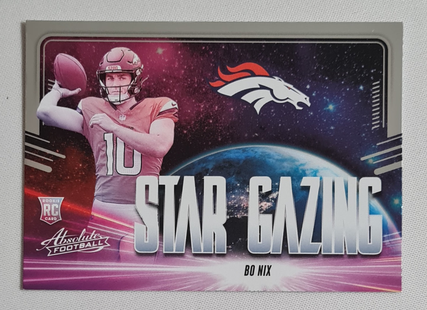Bo Nix - 2024 Panini Absolute Football NFL Denver Broncos Star Gazing (RC) #SG-BNX