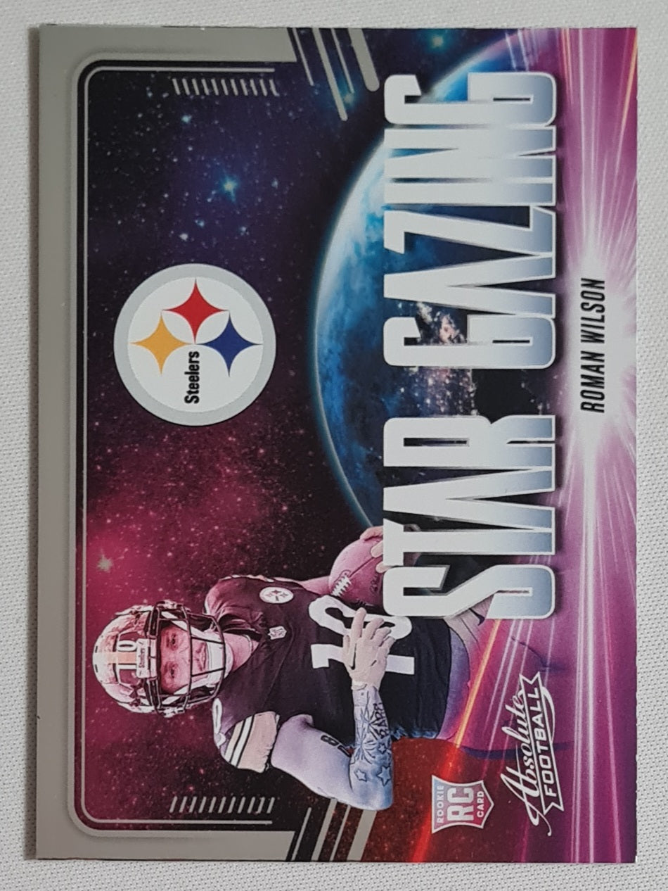 Roman Wilson - 2024 Panini Absolute Football NFL Pittsburgh Steelers Star Gazing (RC) #SG-RWN