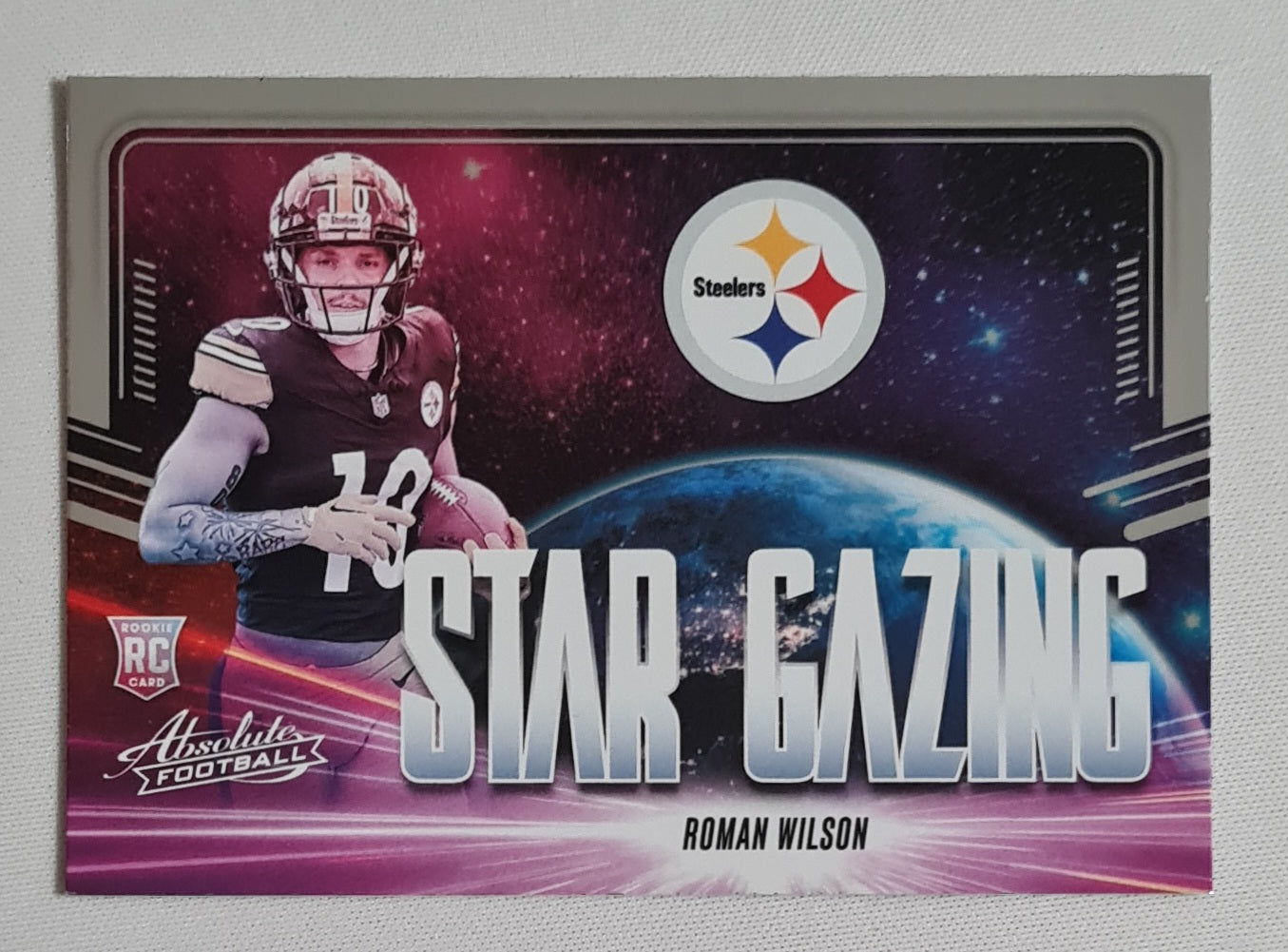 Roman Wilson - 2024 Panini Absolute Football NFL Pittsburgh Steelers Star Gazing (RC) #SG-RWN
