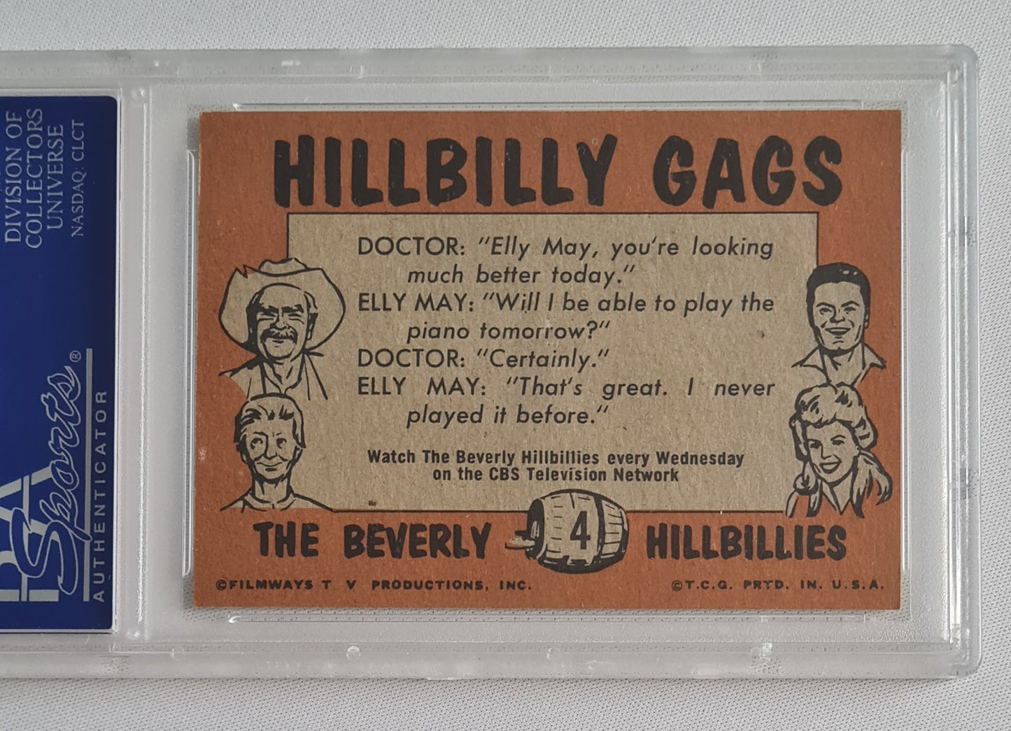 Beverly Hillbillies - 1963 There Ain't A Possum in all of Beverly Hills! #4 PSA 7 NM