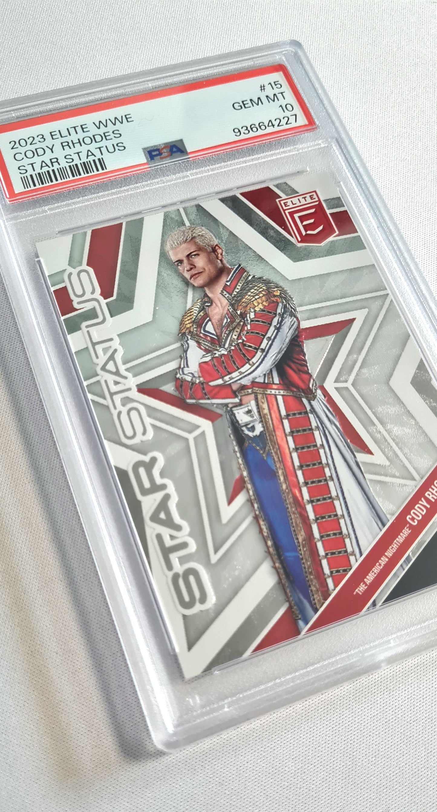 Cody Rhodes - 2023 Panini Elite WWE Star Status #15 PSA 10 GEM MT