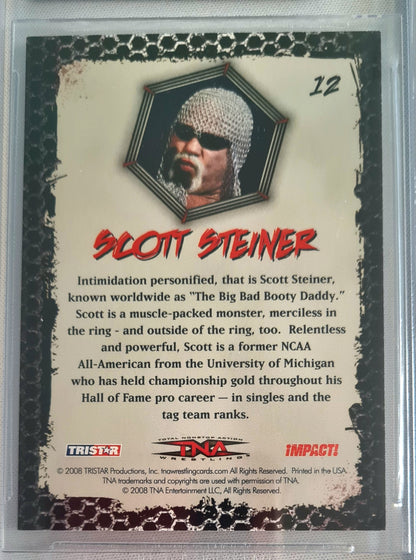Scott Steiner - 2008 Tristar TNA Wrestling IMPACT #12 Beckett 9 MINT