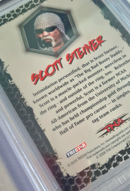 Scott Steiner - 2008 Tristar TNA Wrestling IMPACT #12 Beckett 9 MINT