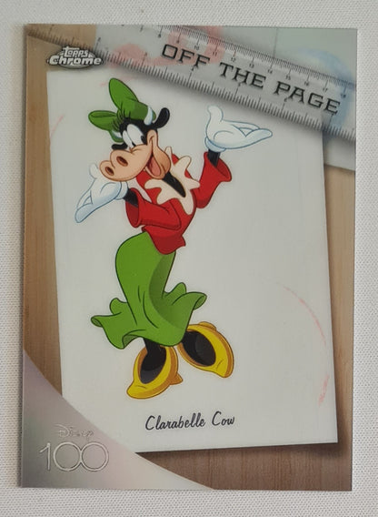 Clarabelle Cow - 2023 Topps Disney 100 Off The Page #OTP-4
