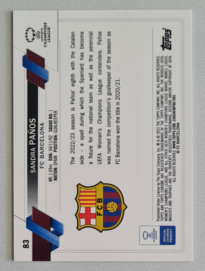 Sandra Paños - 2023 Topps Champions League #83