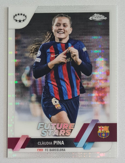 Clàudia Pina - 2023 Topps Champions League Future Stars #7