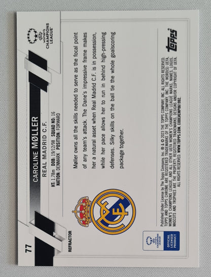 Caroline Moller - 2023 Topps Chrome Champions League #77