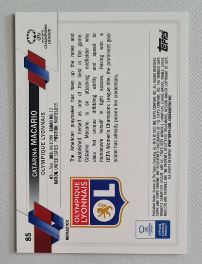 Catarina Macario - 2023 Topps Chrome Champions League (RC) #85