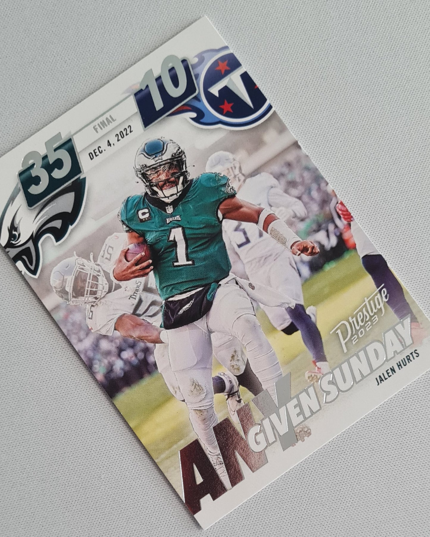 Jalen Hurts - 2023 Panini Prestige Given Sunday #AGS-13