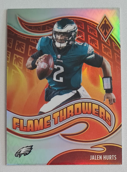 Jalen Hurts - 2021 Panini Phoenix Flame Thrower #FT-24