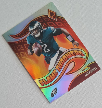 Jalen Hurts - 2021 Panini Phoenix Flame Thrower #FT-24