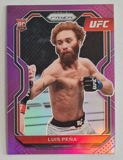 Luis Peña - 2021 Panini Prizm Purple UFC (RC) /149 #27