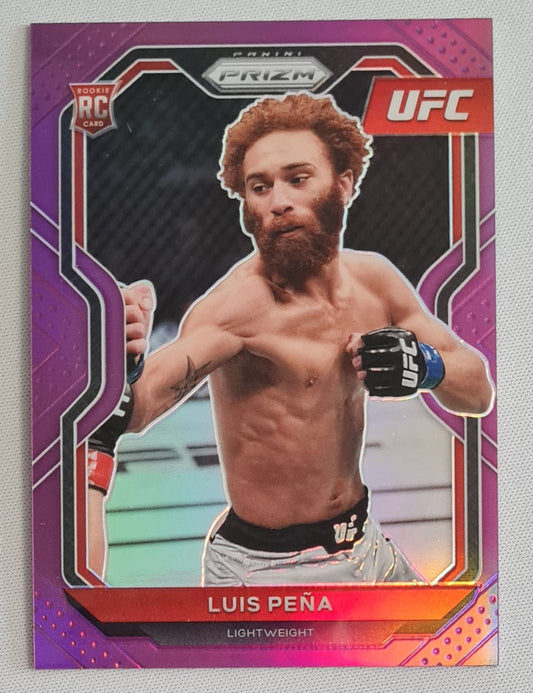 Luis Peña - 2021 Panini Prizm Purple UFC (RC) /149 #27