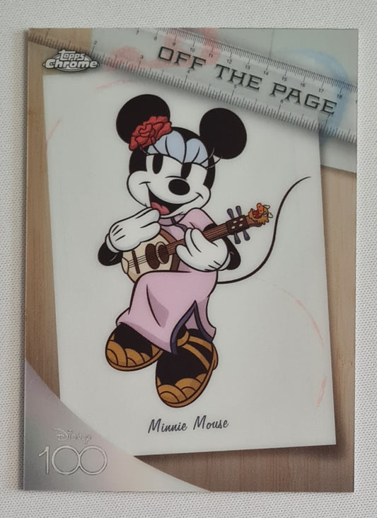 Minnie Mouse - Topps Chrome Disney 100 Off the Page #OTP-7