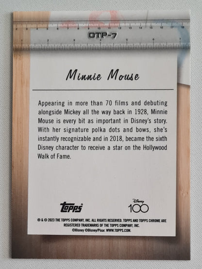 Minnie Mouse - Topps Chrome Disney 100 Off the Page #OTP-7