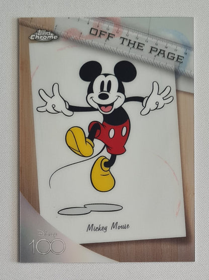Mickey Mouse - Topps Chrome Disney 100 Off the Page #OTP-5