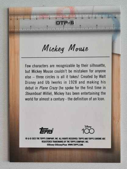 Mickey Mouse - Topps Chrome Disney 100 Off the Page #OTP-5