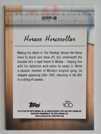 Horace Horsecollar - Topps Chrome Disney 100 Off The Page #OTP-8