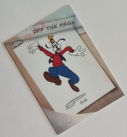 Goofy - Topps Chrome Disney 100 Off The Page #OTP-10