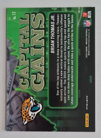 Brian Thompson Jr. - 2024 Panini Mosaic Capital Gains #17