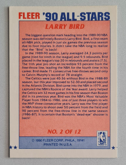 Larry Bird - 1990 Fleer '90 All-Stars #2