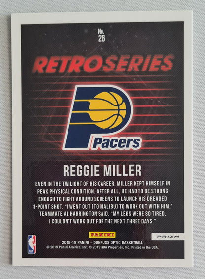Reggie Miller - 2018 Panini Donruss Optic Retro Series #26