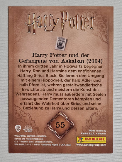Harry Potter - Panini (italy) Wizarding World WB #55 (Movie poster style - Card)