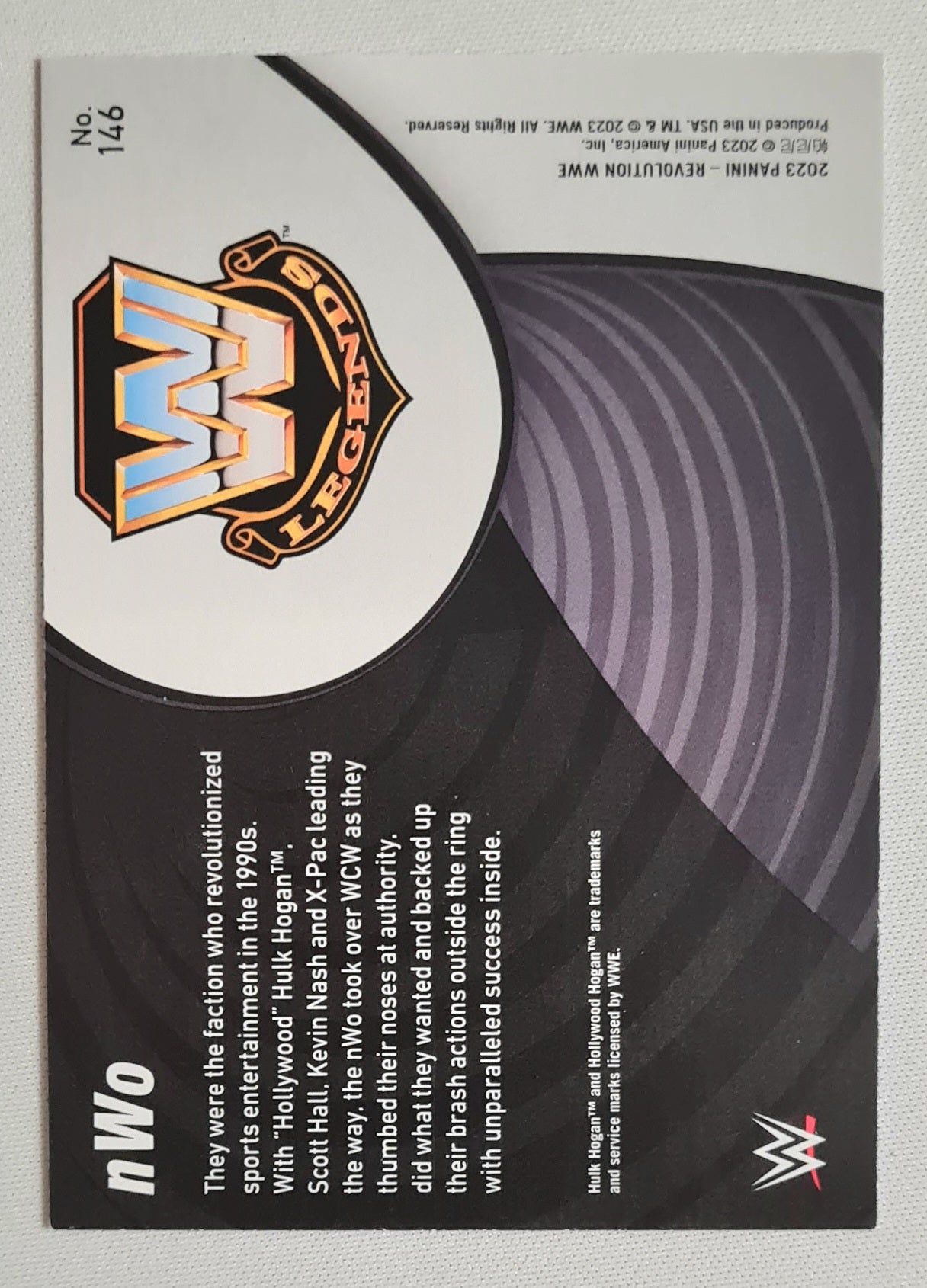 NWO - 2023 Panini Revolution WWE Wrestling Featuring Hollywood Hogan and Hulk Hogan WWE Legends #146