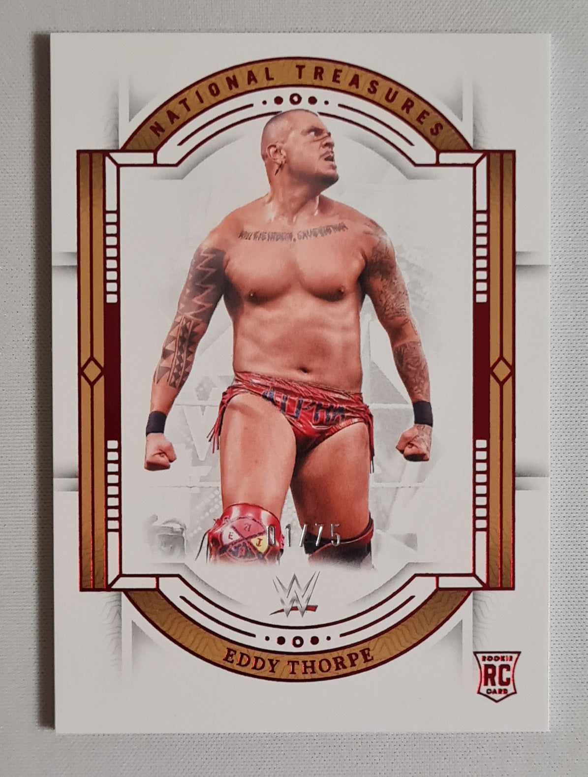 Eddy Thorpe - 2024 Panini National Treasures WWE Wrestling NXT #55 /75