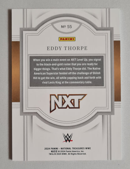 Eddy Thorpe - 2024 Panini National Treasures WWE Wrestling NXT #55 /75