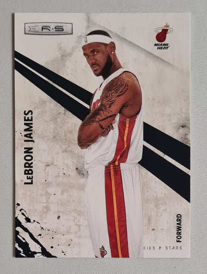 LeBron James - 2010 Panini 10 Rookies & Stars Basketball NBA Miami Heat #40