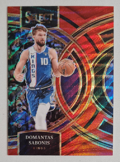 Domantas Sabonis - 2023/24 Panini Select Basketball NBA Sacramento Kings #176 Red Prizm