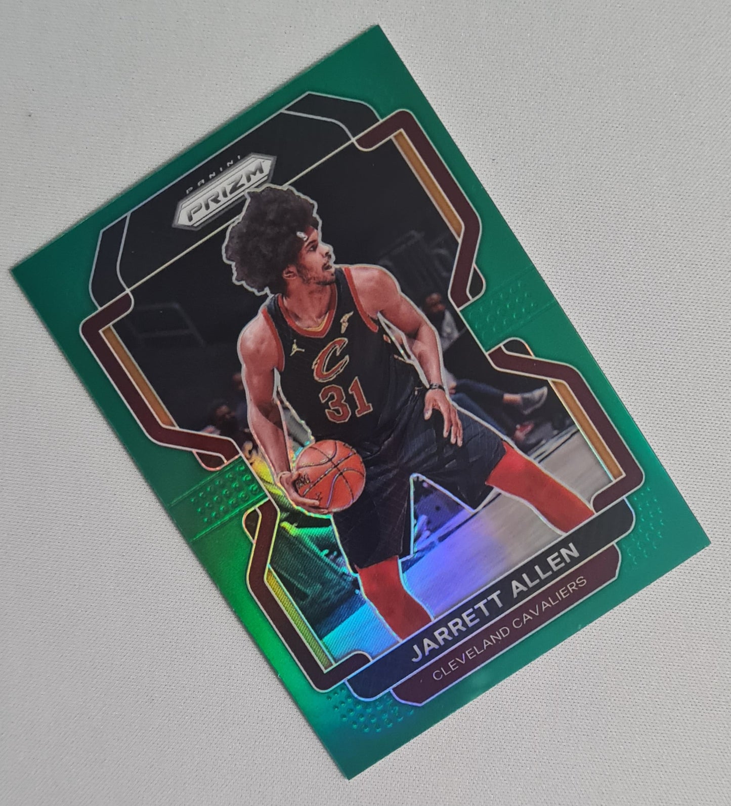 Jarrett Allen - 2021/22 Panini Prizm Basketball NBA Cleveland Cavaliers #209 Green Prizm