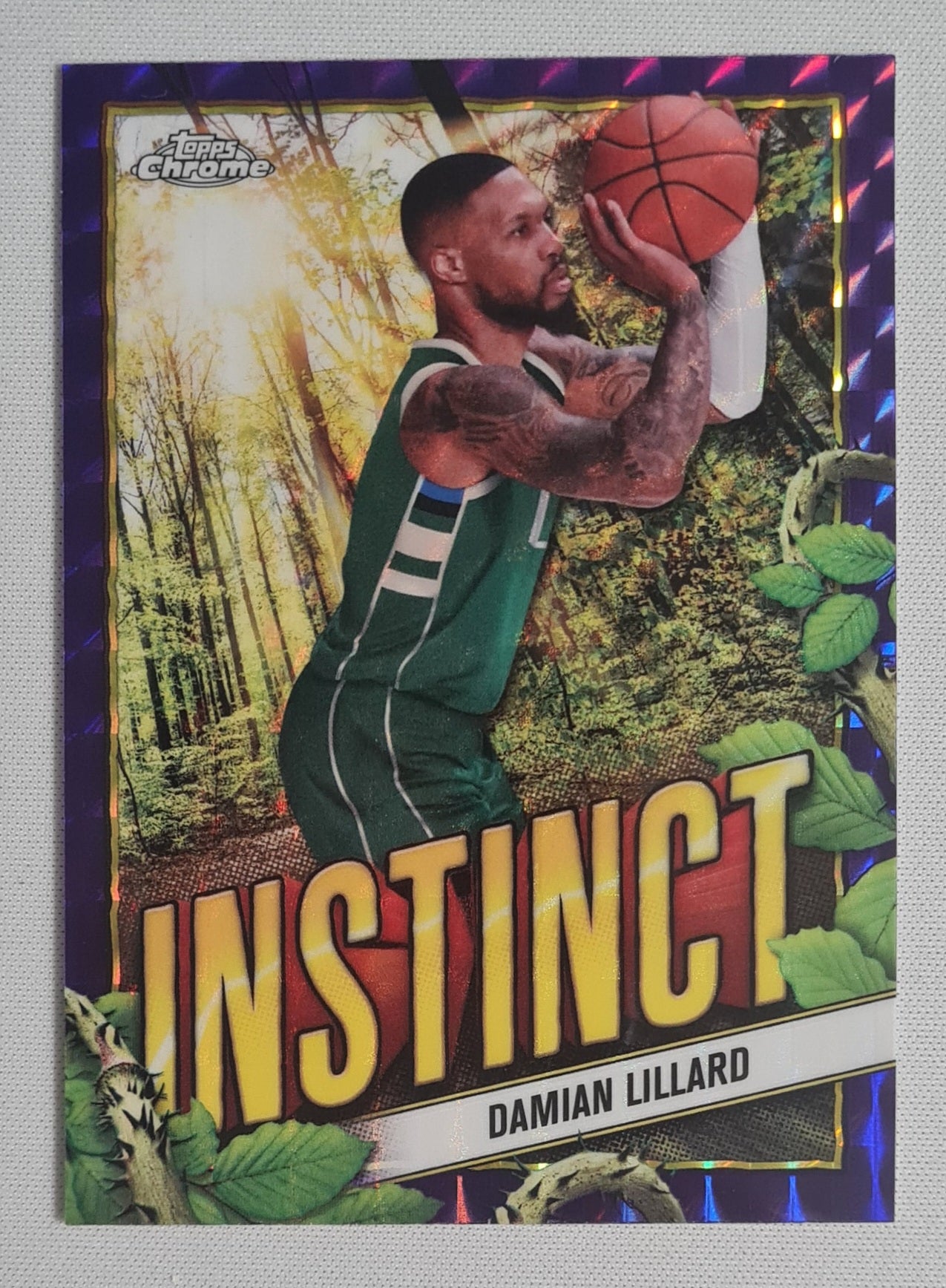 Damian Lillard - 2025 Topps Chrome "Instinct" Basketball NBA #INS-23