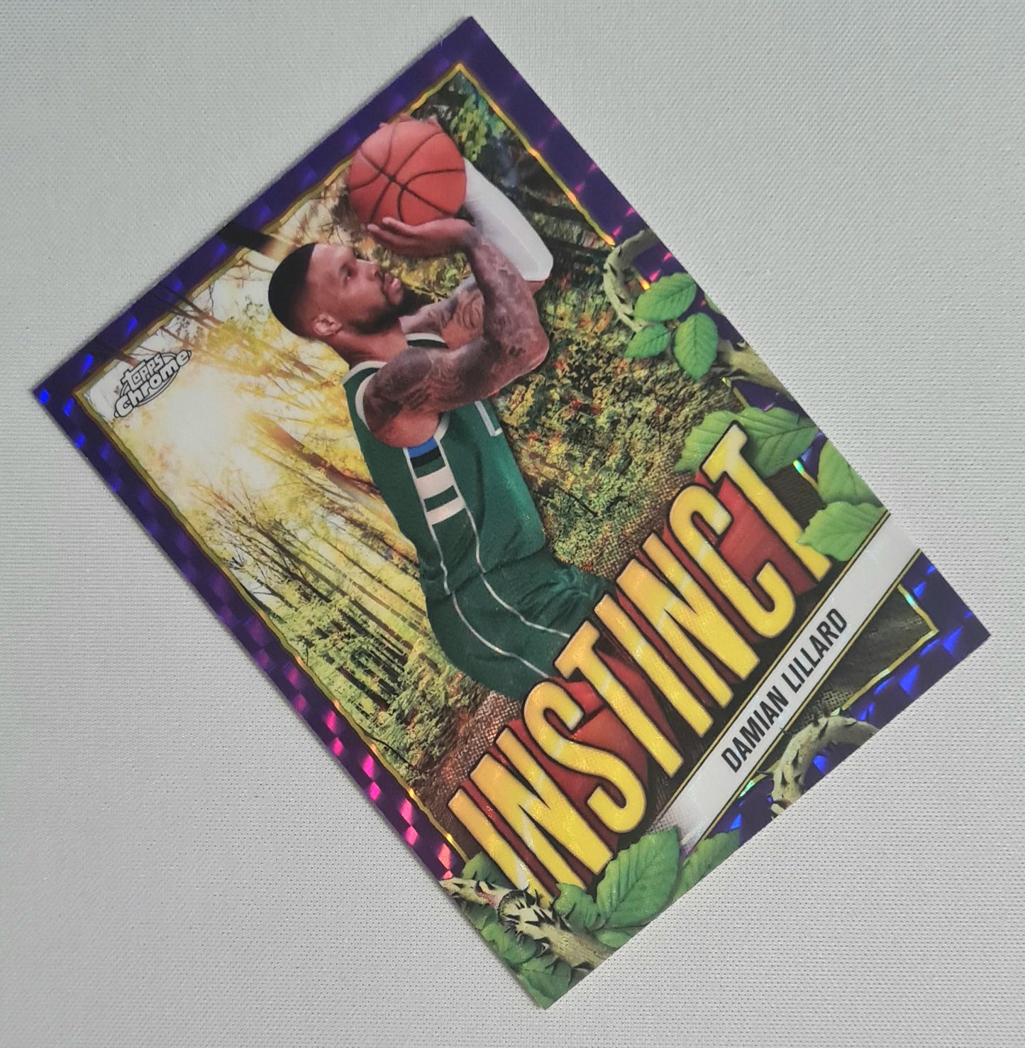 Damian Lillard - 2025 Topps Chrome "Instinct" Basketball NBA #INS-23