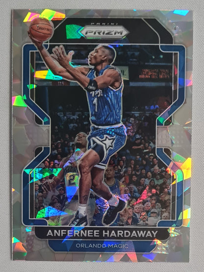 Anfernee Hardaway - 2021/22 Panini Prizm Basketball NBA Orlando Magic #294 Silver Cracked Ice