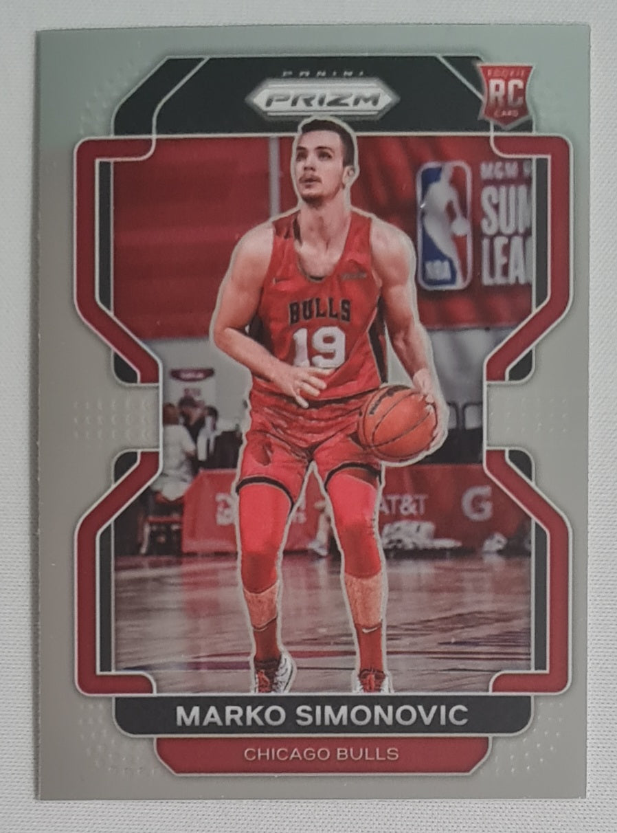 Marko Simonovic - 2021/22 Panini Prizm Basketball NBA Chicago Bulls (RC) #166