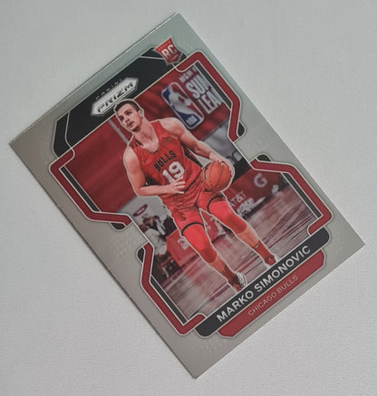 Marko Simonovic - 2021/22 Panini Prizm Basketball NBA Chicago Bulls (RC) #166
