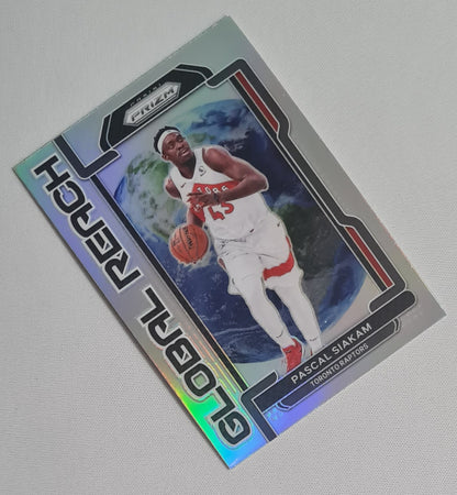 Pascal Siakam - 2021/22 Panini Prizm Basketball NBA Toronto Raptors Global Reach #7 Refractor