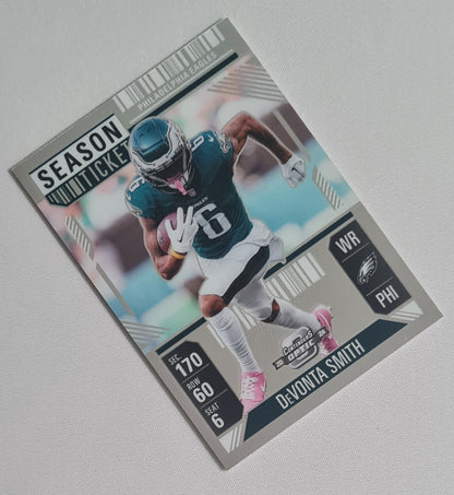 DeVonta Smith - 2024 Panini Contenders Optic Footba NFL Season Ticket Philadelphia Eagles #45