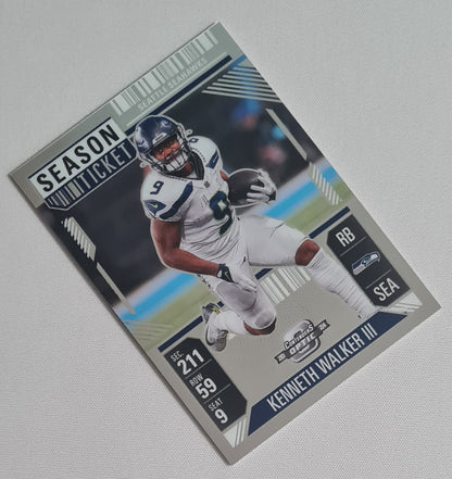 Kenneth Walker III - 2024 Panini Contenders Optic Football NFL Season Ticket Seattle Seahawks #51