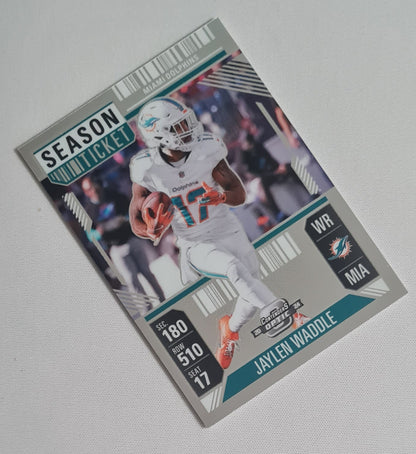 Jaylen Waddle - 2024 Panini Contenders Optic Football NFL Season Ticket Miami Dolphins #35