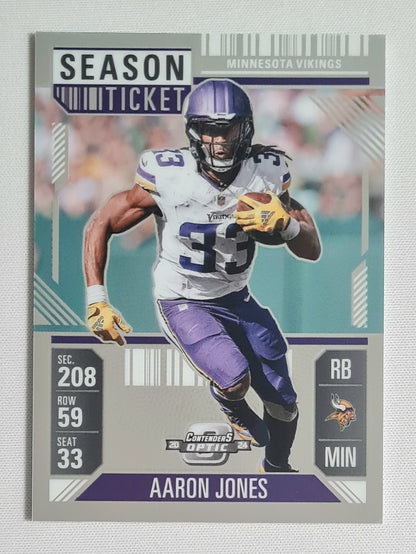 Aaron Jones - 2024 Panini Contenders Optic Football NFL Season Ticket Minnesota Vikings #37