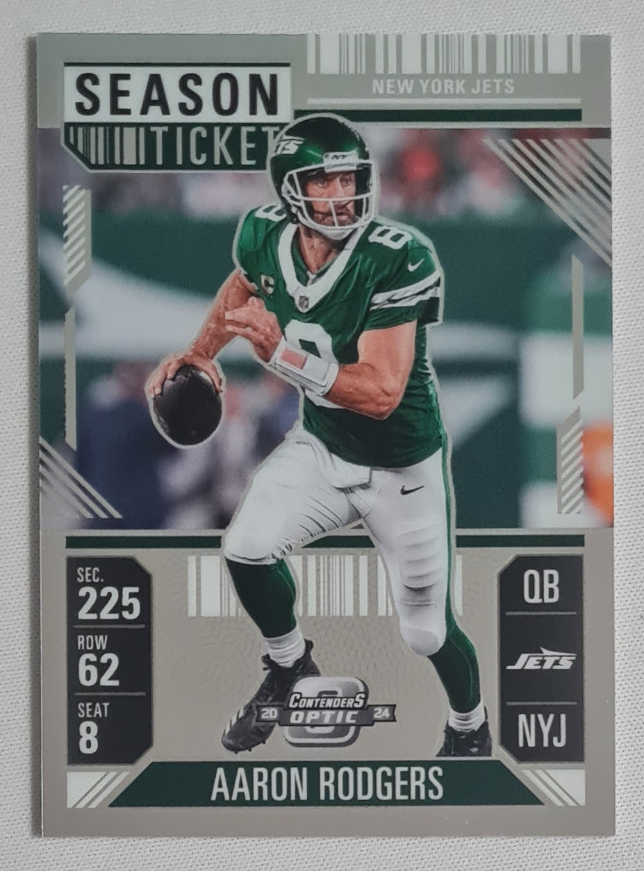Aaron Rodgers - 2024 Panini Contenders Optic Football NFL Season Ticket NY Jets #42