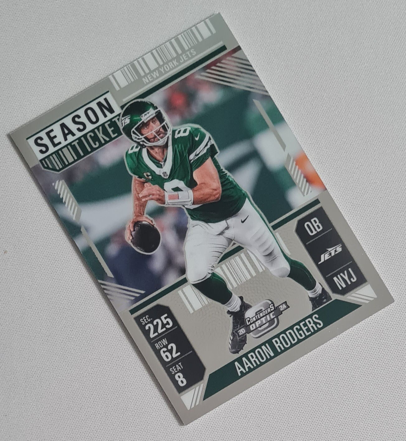 Aaron Rodgers - 2024 Panini Contenders Optic Football NFL Season Ticket NY Jets #42