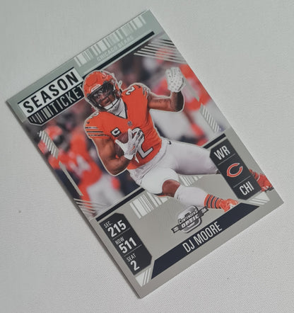 DJ Moore - 2024 Panini Contenders Optic Football NFL Season Ticket Chicago Bears #9